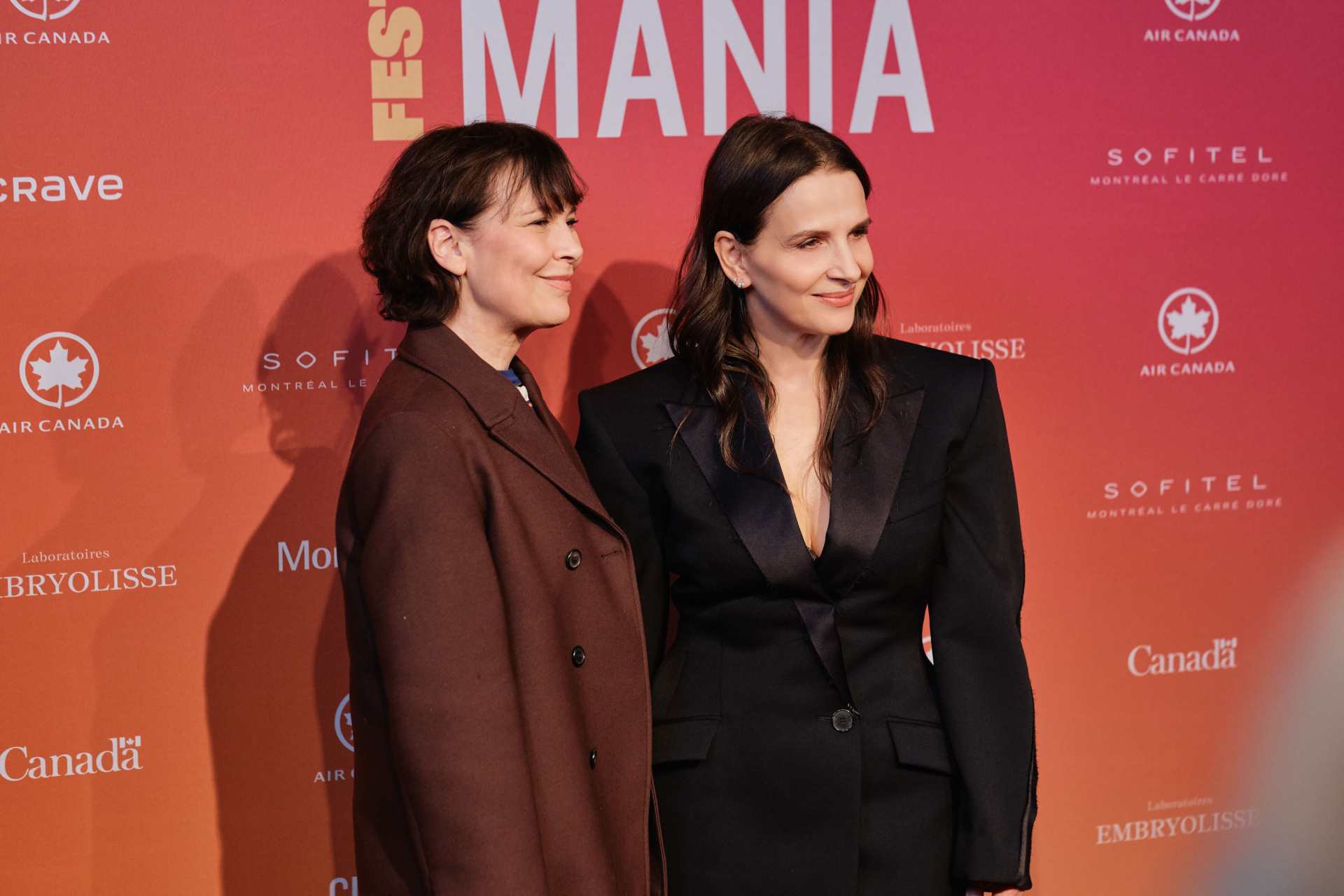 12 ANNE DORVAL et JULIETTE BINOCHE CINEMANIA GALADOUVERTURE Viviengaumand 80