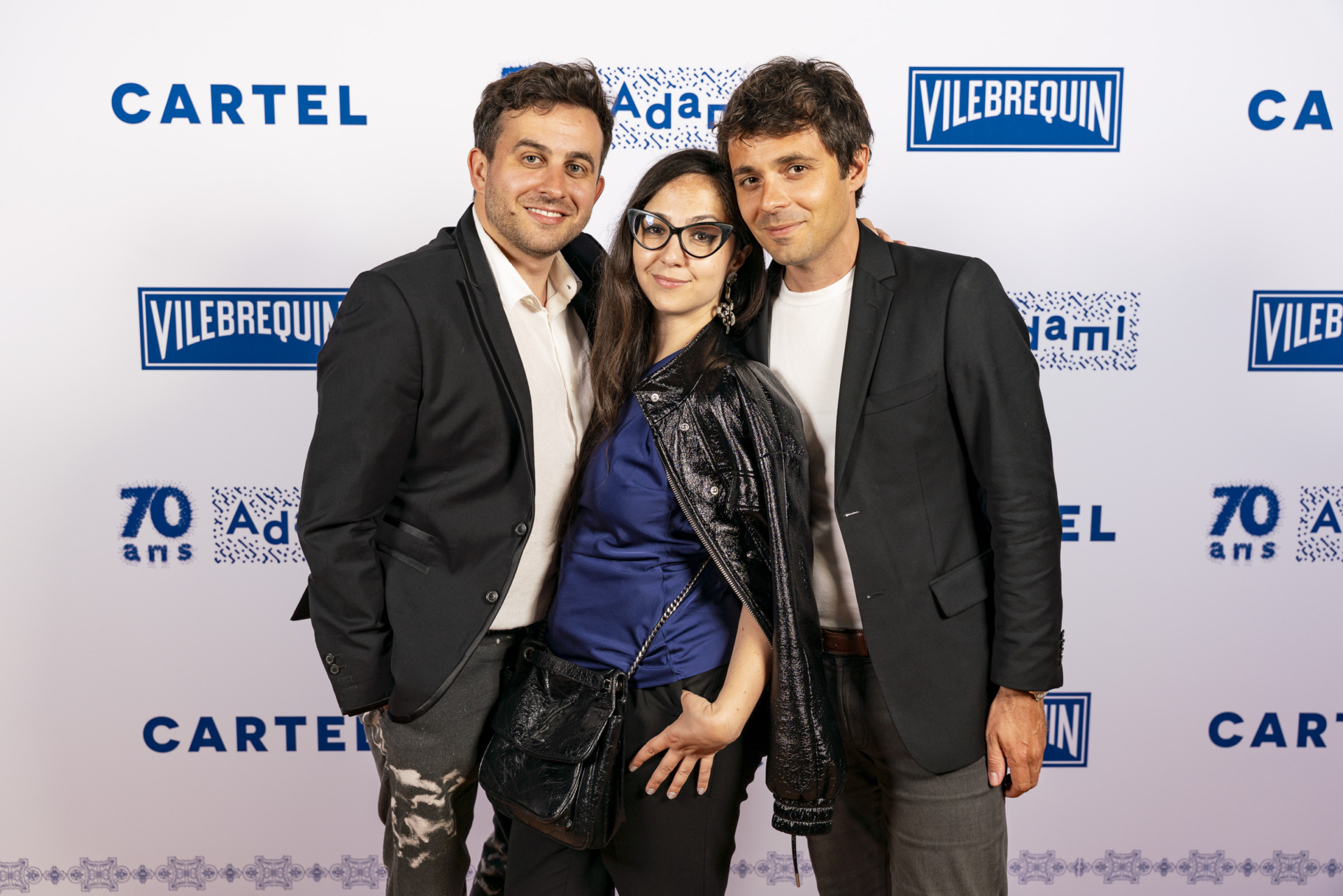 Quentin Delcourt (cinéaste), Clara Benyamin (Co-fondatrice CBLF Avocats) et Guilhem Caillard