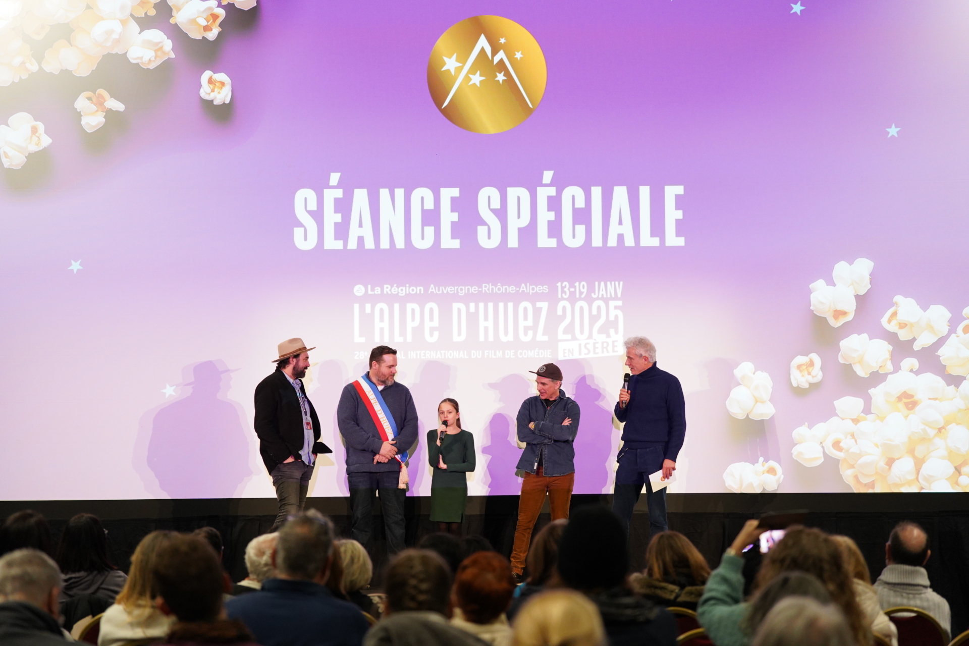 L'équipe du film à la présentation ©FAH